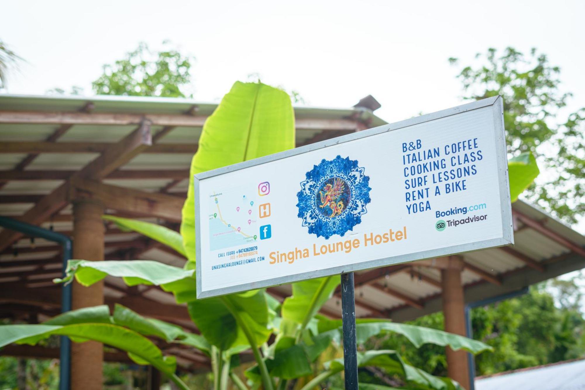 Hostel Singha Lounge Unawatuna Exteriör bild